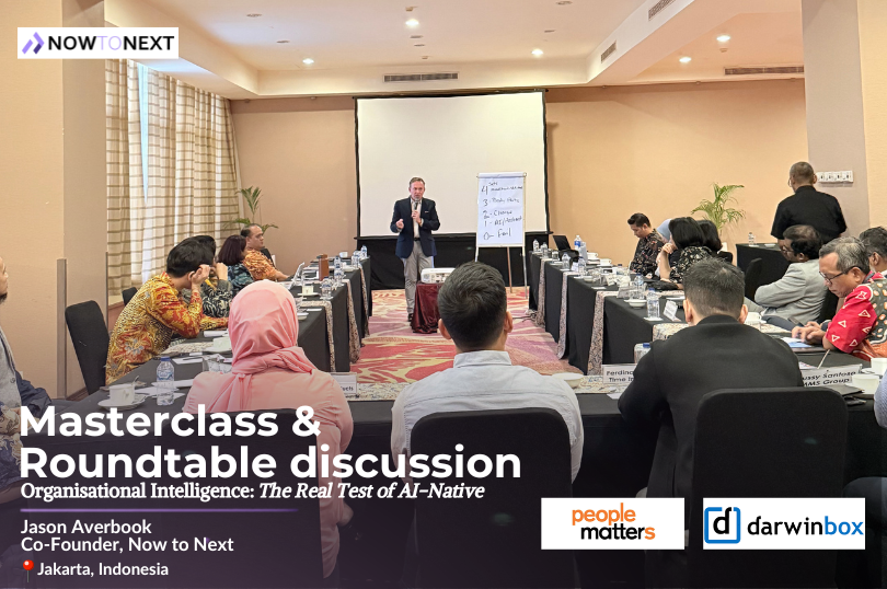 Jason Averbook leading the Masterclass and roundtable discussion in Jakarta, Indonesia.